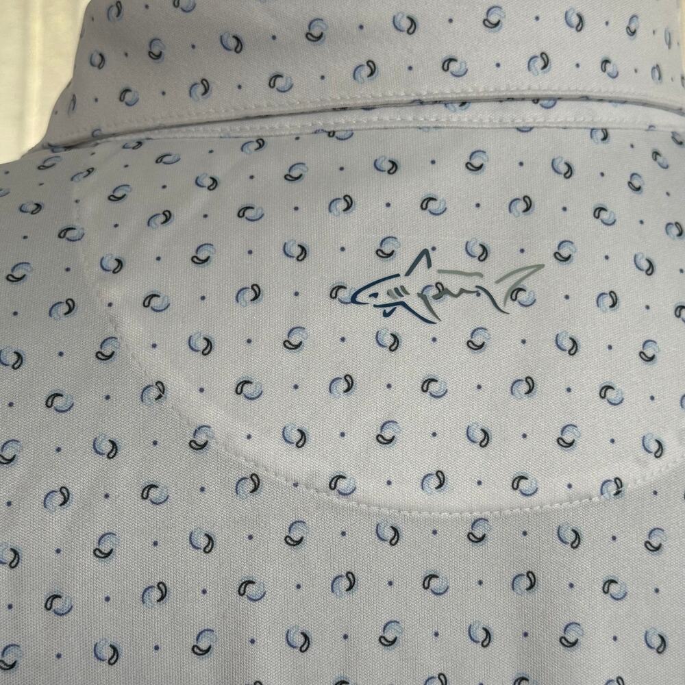 Greg Norman Patterned Performance Polo | Sz M - image 6